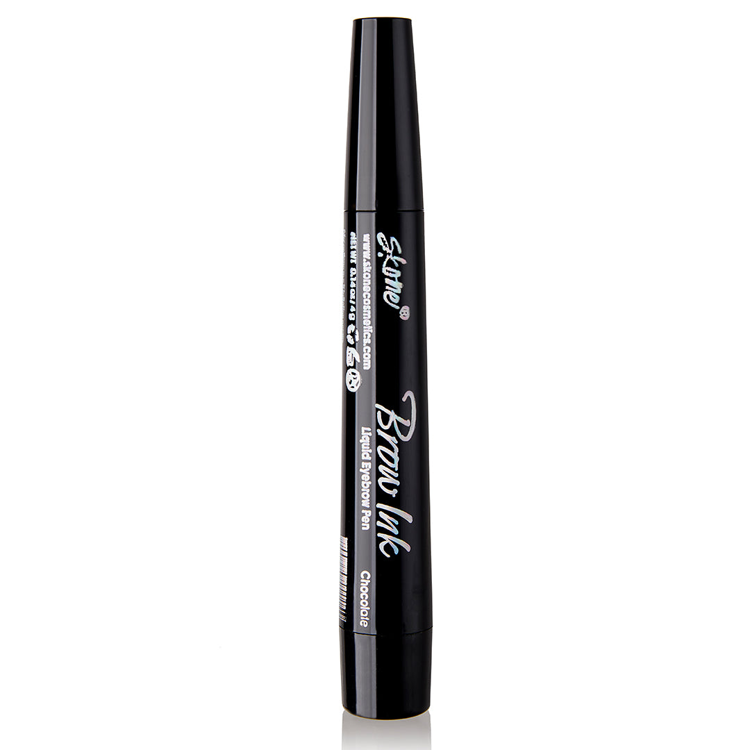 light hair dark eyebrows eyebrow tattoo pen