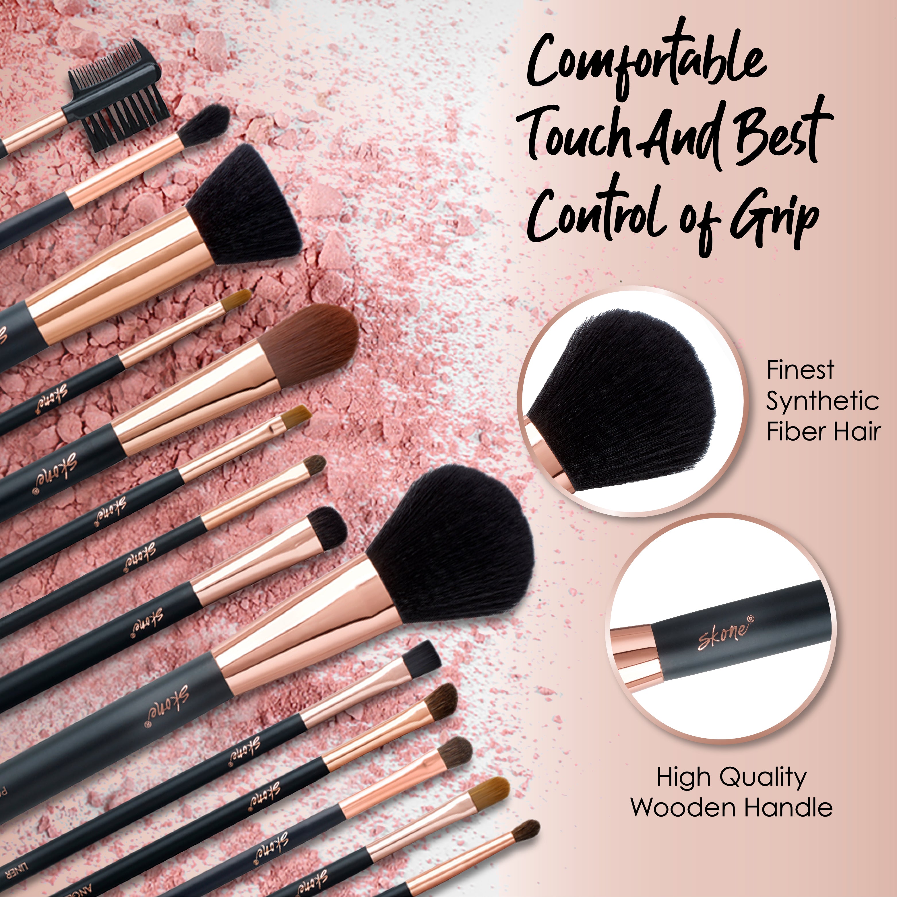 professional makeup brushes brochas de maquillaje