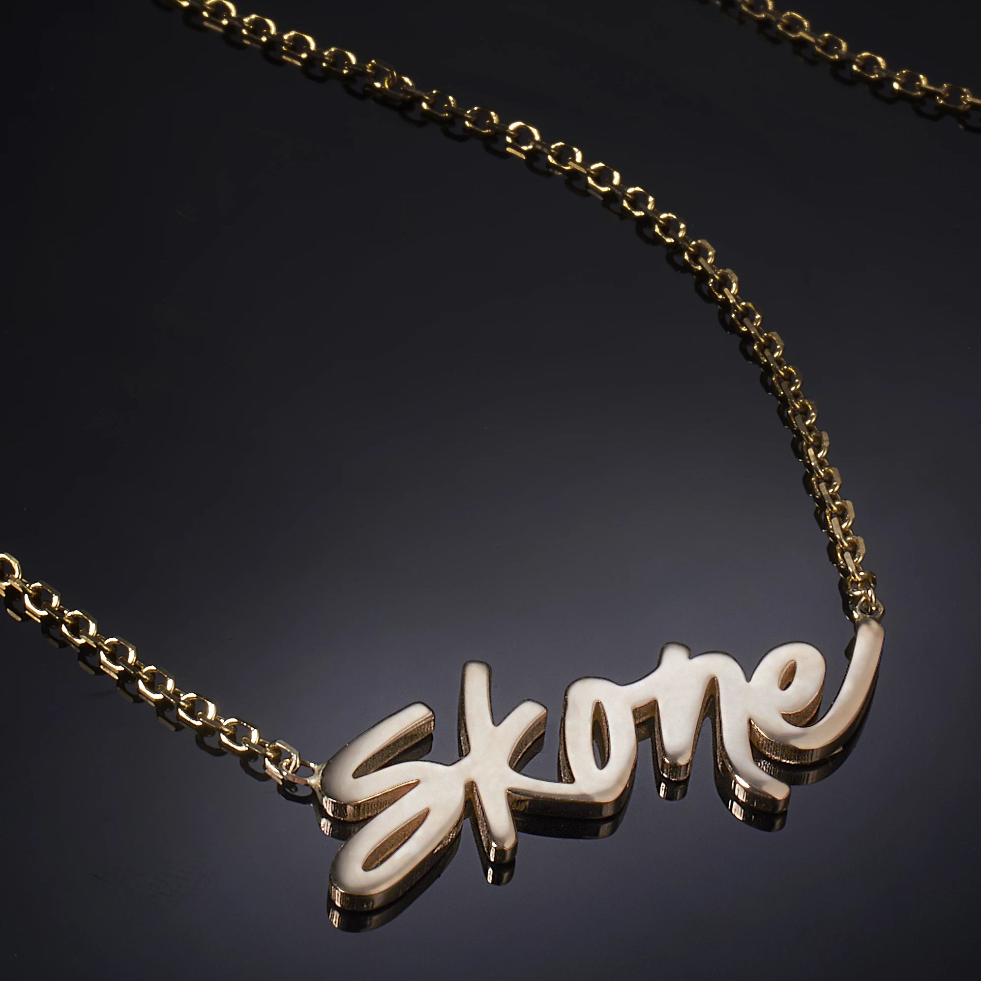 Skone Cosmetics Signature Nameplate Necklace