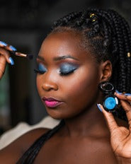 Skone Cosmetics Gems™ Eye Shadow blue eyeshadow for black women