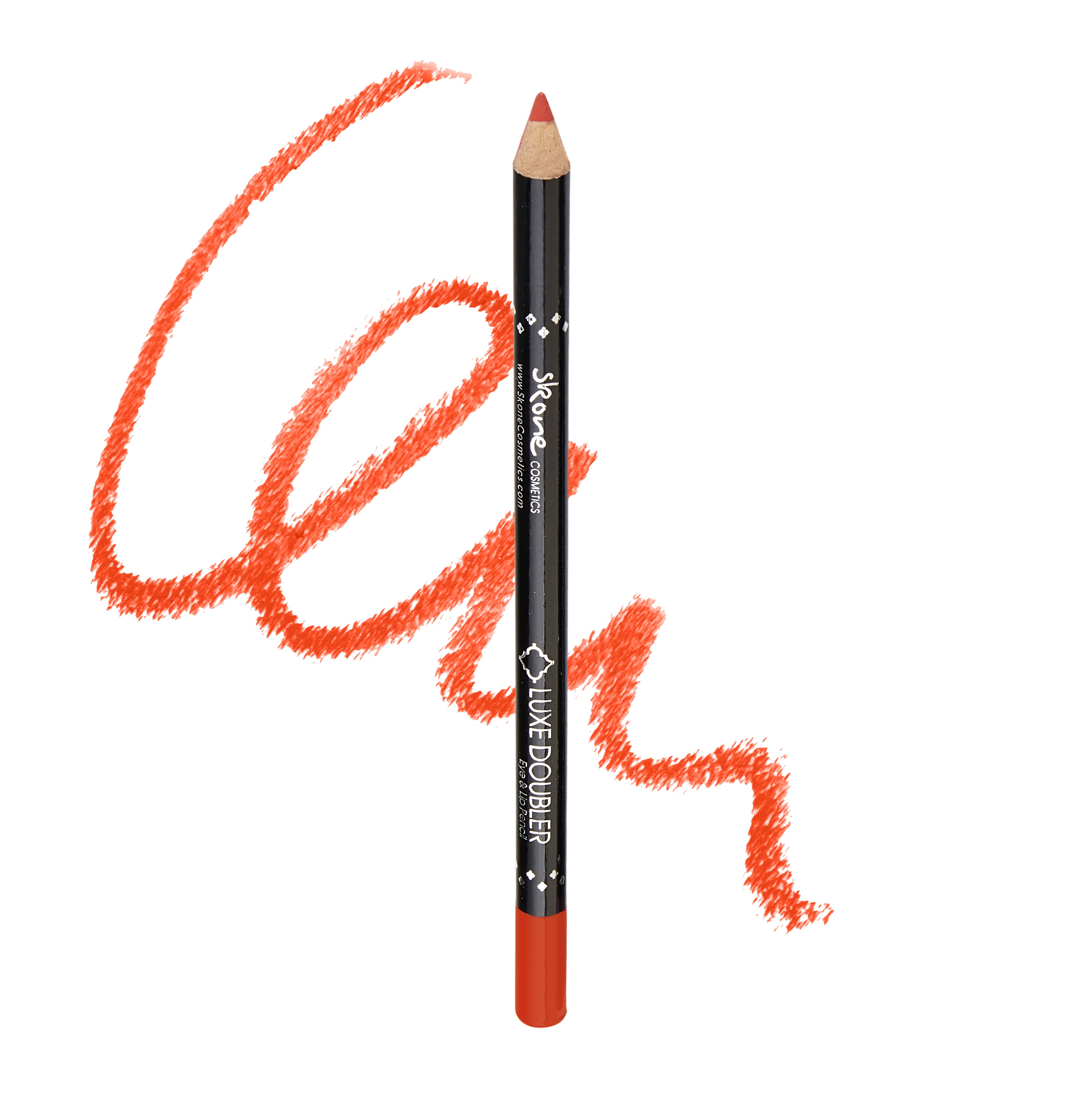 orange eye liner makeup  maquillaje delineador naranja