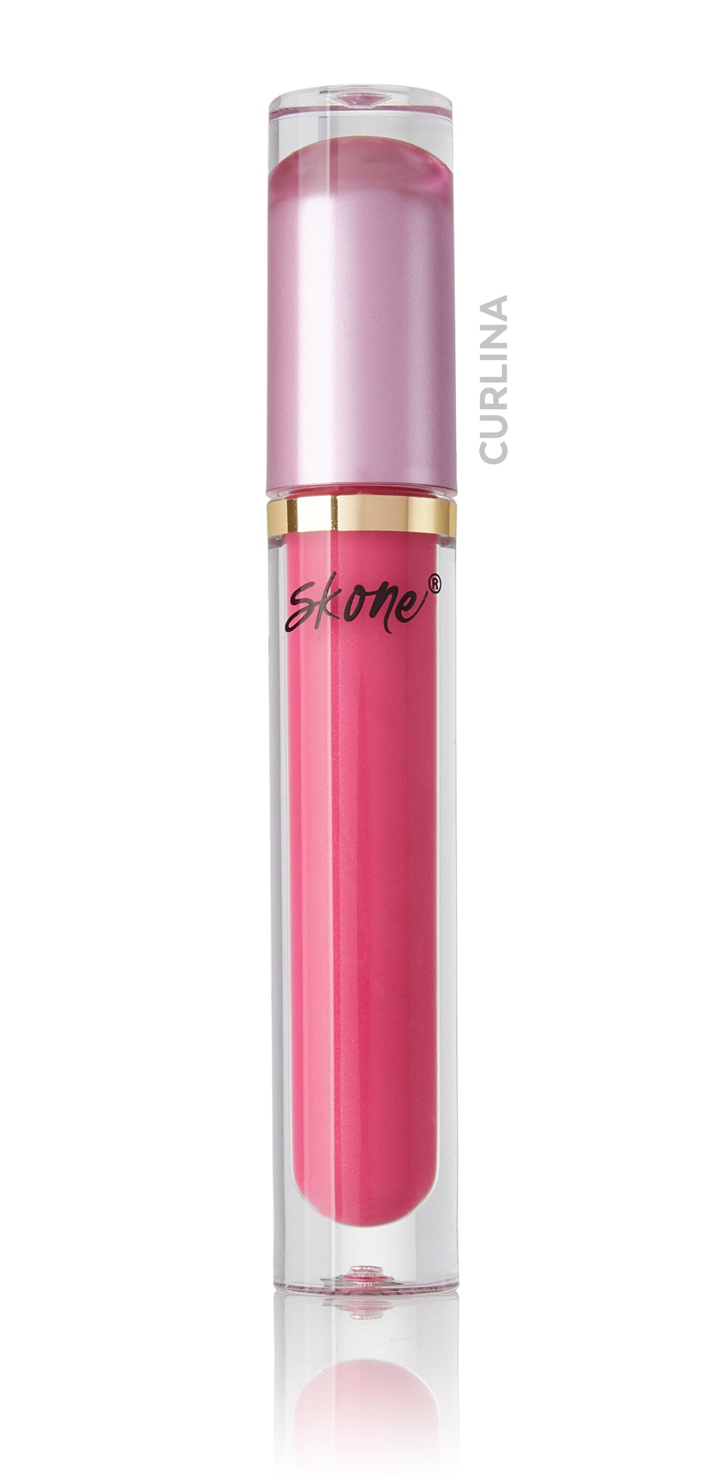 pink lip gloss  brillo de labios rosa