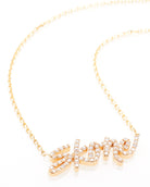 Skone Cosmetics Signature Gold & Diamond Nameplate Necklace