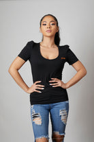 Skone Cosmetics Short Sleeve U-Neck