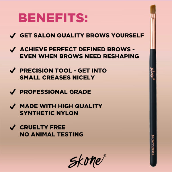 Skone Cosmetics Brow Definer Brush