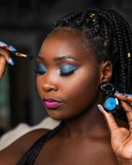Skone Cosmetics Gems™ Eye Shadow blue eyeshadow for black women