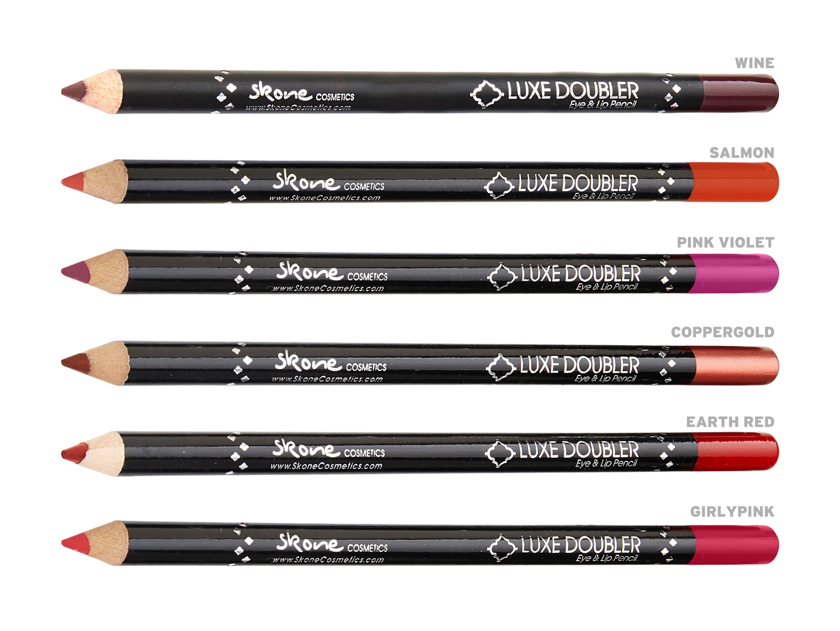 Skone Cosmetics Luxe Doubler™ Eye and Lip Pencils